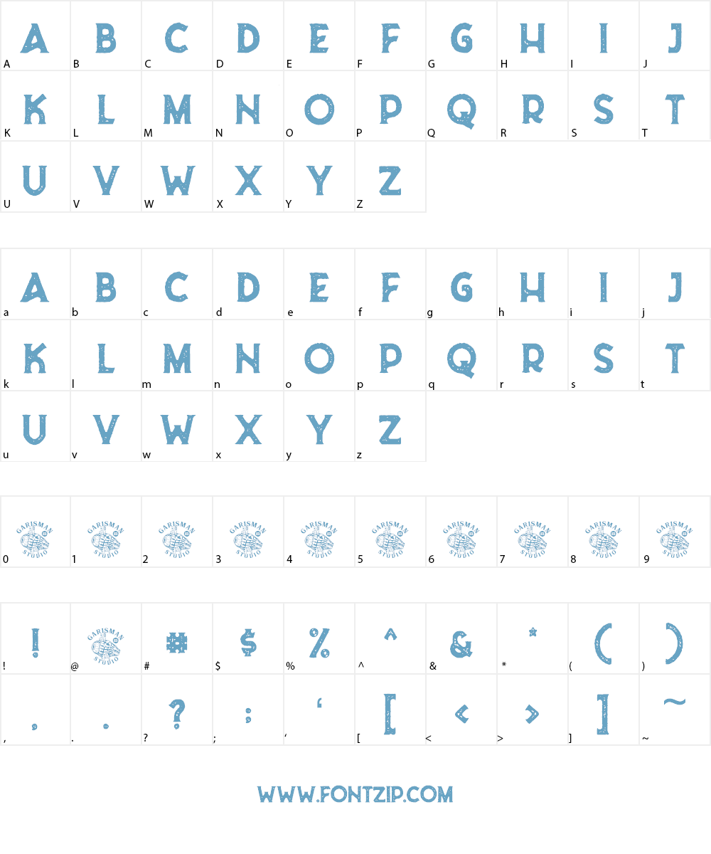 Riborn Font Character